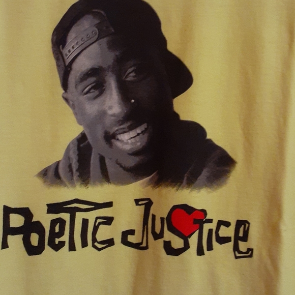 Gently-Loved Poetic Justice Graphic T-shirt - Picture 3 of 8
